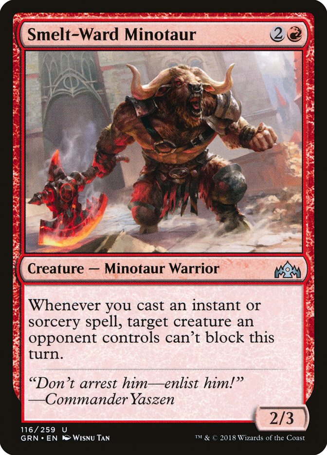 Smelt-Ward Minotaur [Guilds of Ravnica] | Black Swamp Games