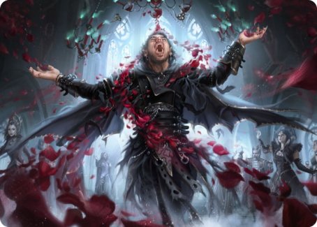 Bloodsoaked Reveler Art Card [Innistrad: Crimson Vow Art Series] | Black Swamp Games