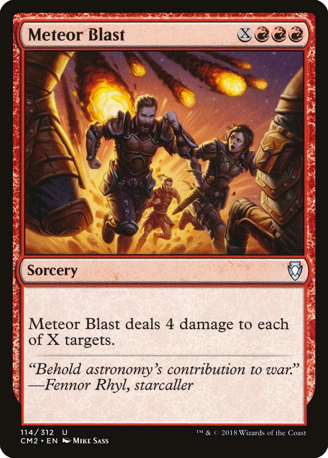 Meteor Blast [Commander Anthology Volume II] | Black Swamp Games