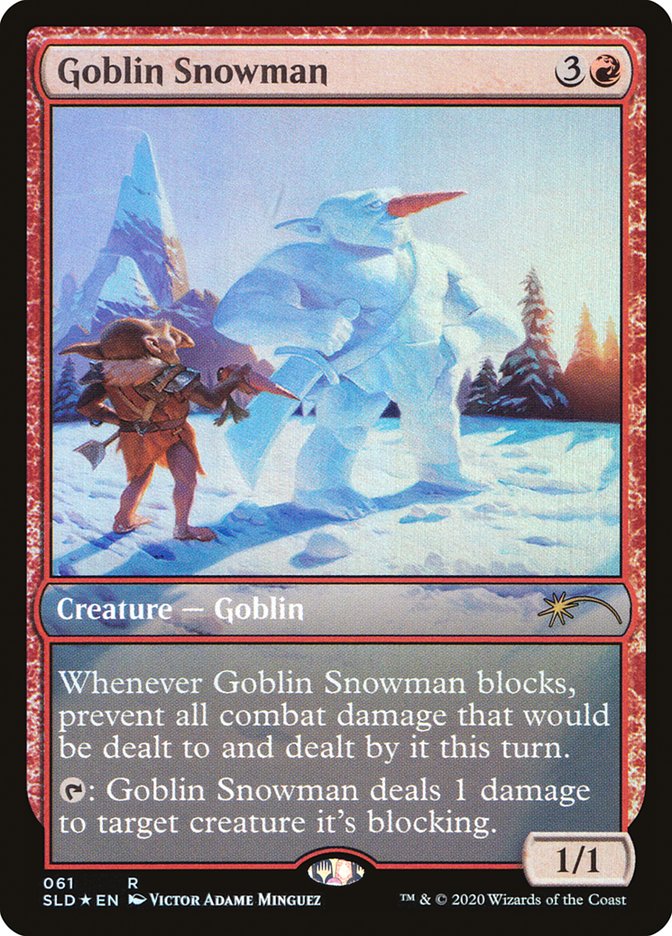 Goblin Snowman [Secret Lair Drop Series] | Black Swamp Games