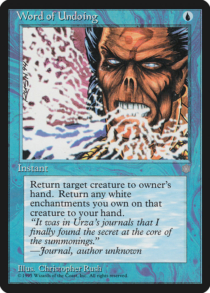 Word of Undoing [Ice Age] | Black Swamp Games