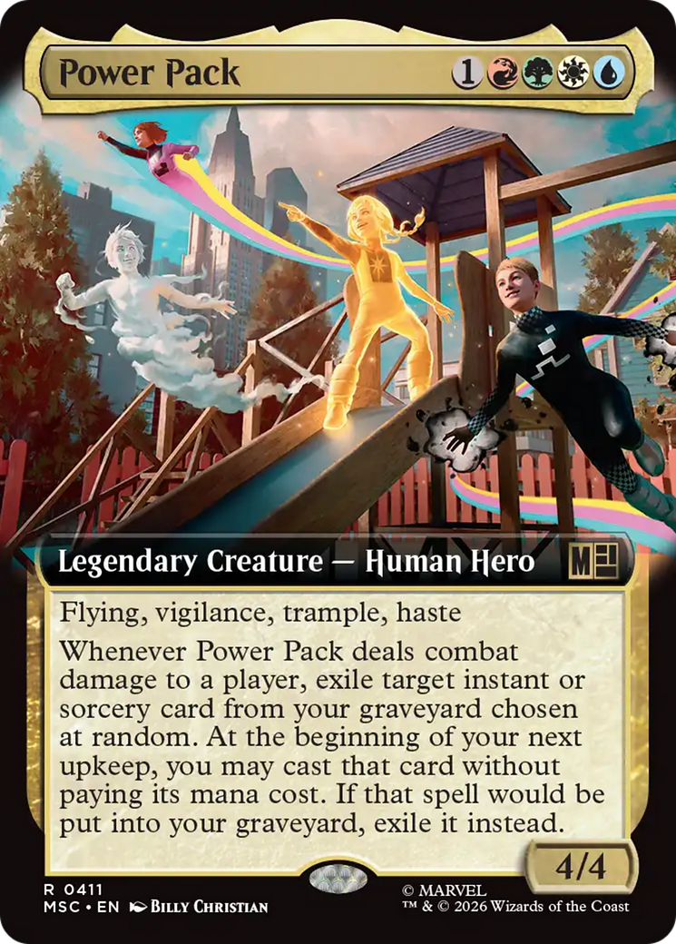 Power Pack (Extended Art) [Marvel Super Heroes Commander] | Black Swamp Games