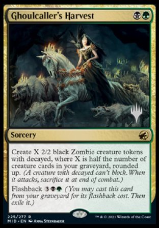 Ghoulcaller's Harvest (Promo Pack) [Innistrad: Midnight Hunt Promos] | Black Swamp Games