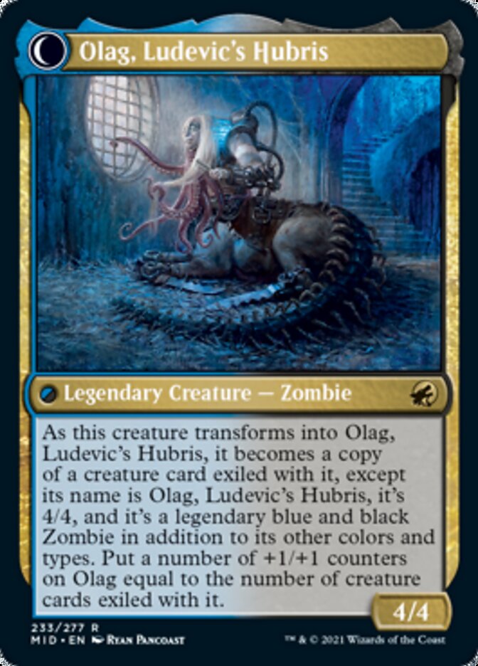 Ludevic, Necrogenius // Olag, Ludevic's Hubris [Innistrad: Midnight Hunt] | Black Swamp Games