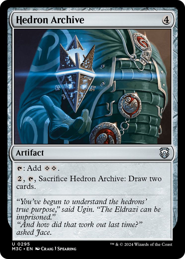 Hedron Archive (Ripple Foil) [Modern Horizons 3 Commander] | Black Swamp Games