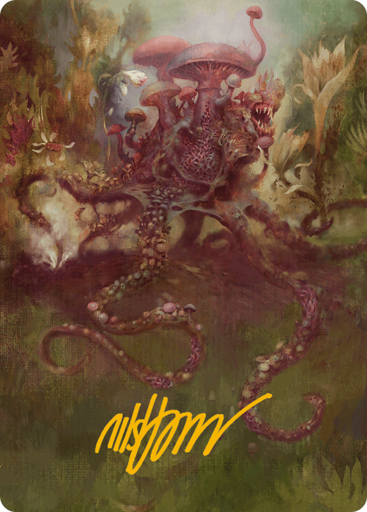 Sowing Mycospawn Art Card (Gold-Stamped Signature) [Modern Horizons 3 Art Series] | Black Swamp Games