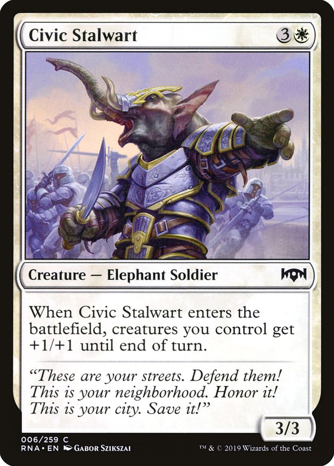 Civic Stalwart [Ravnica Allegiance] | Black Swamp Games