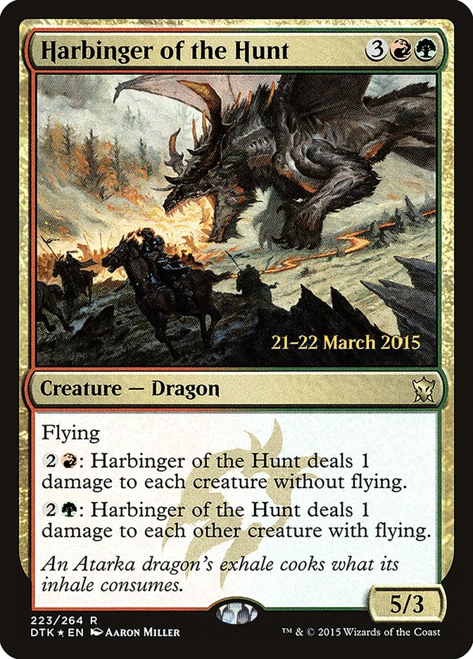 Harbinger of the Hunt [Dragons of Tarkir Prerelease Promos] | Black Swamp Games