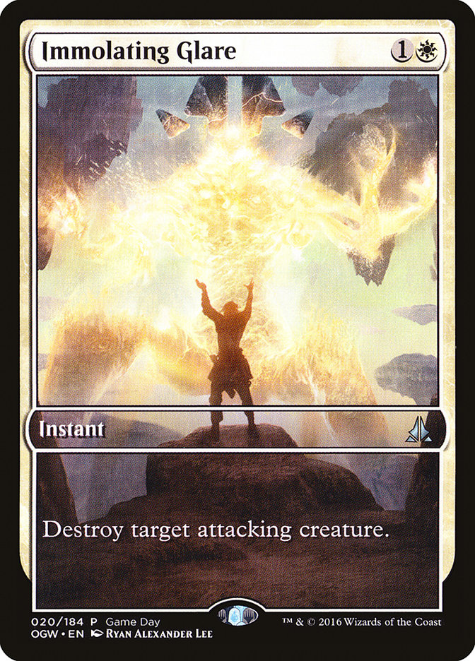 Immolating Glare (Game Day) (Extended Art) [Oath of the Gatewatch Promos] | Black Swamp Games