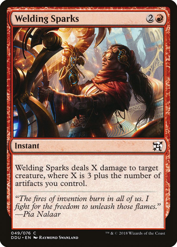 Welding Sparks [Duel Decks: Elves vs. Inventors] | Black Swamp Games