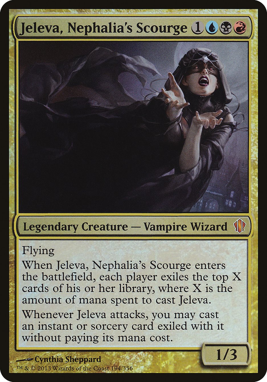 Jeleva, Nephalia's Scourge (Oversized) [Commander 2013 Oversized] | Black Swamp Games