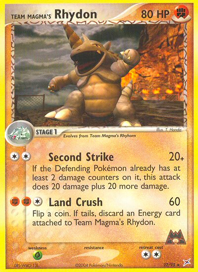 Team Magma's Rhydon (22/95) [EX: Team Magma vs Team Aqua] | Black Swamp Games