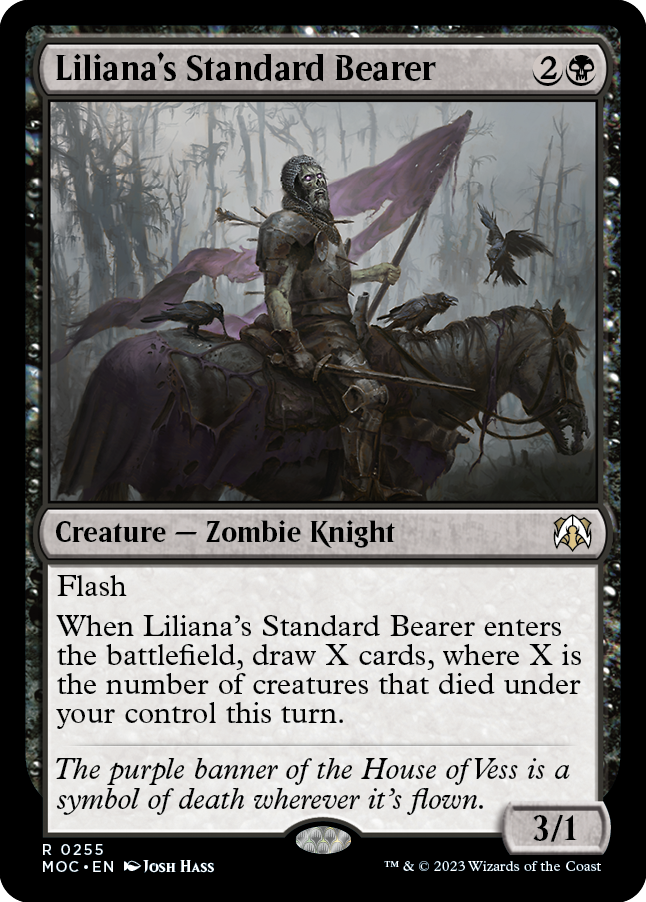 Liliana's Standard Bearer [March of the Machine Commander] | Black Swamp Games