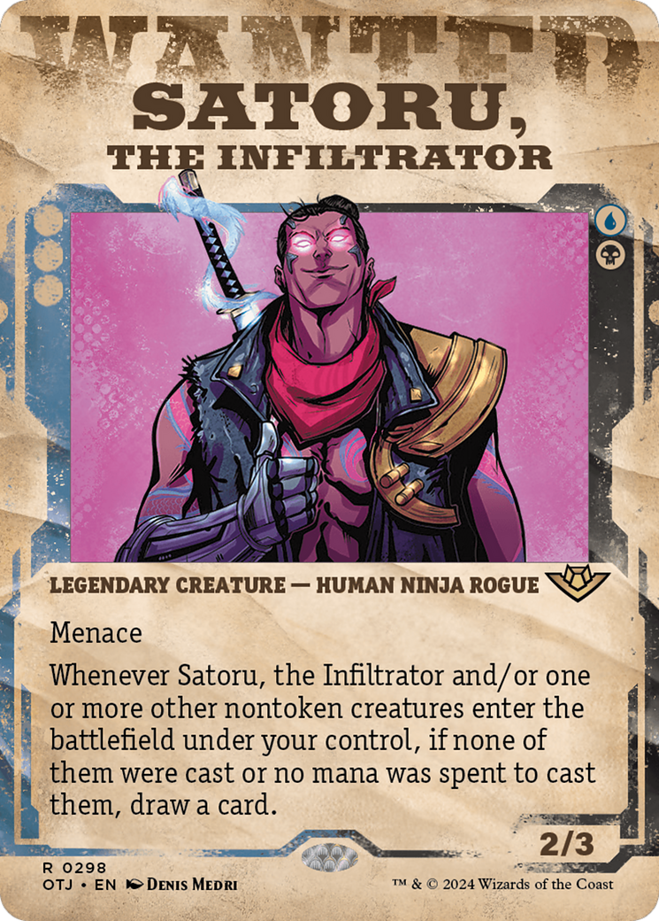 Satoru, the Infiltrator (Showcase) [Outlaws of Thunder Junction] | Black Swamp Games