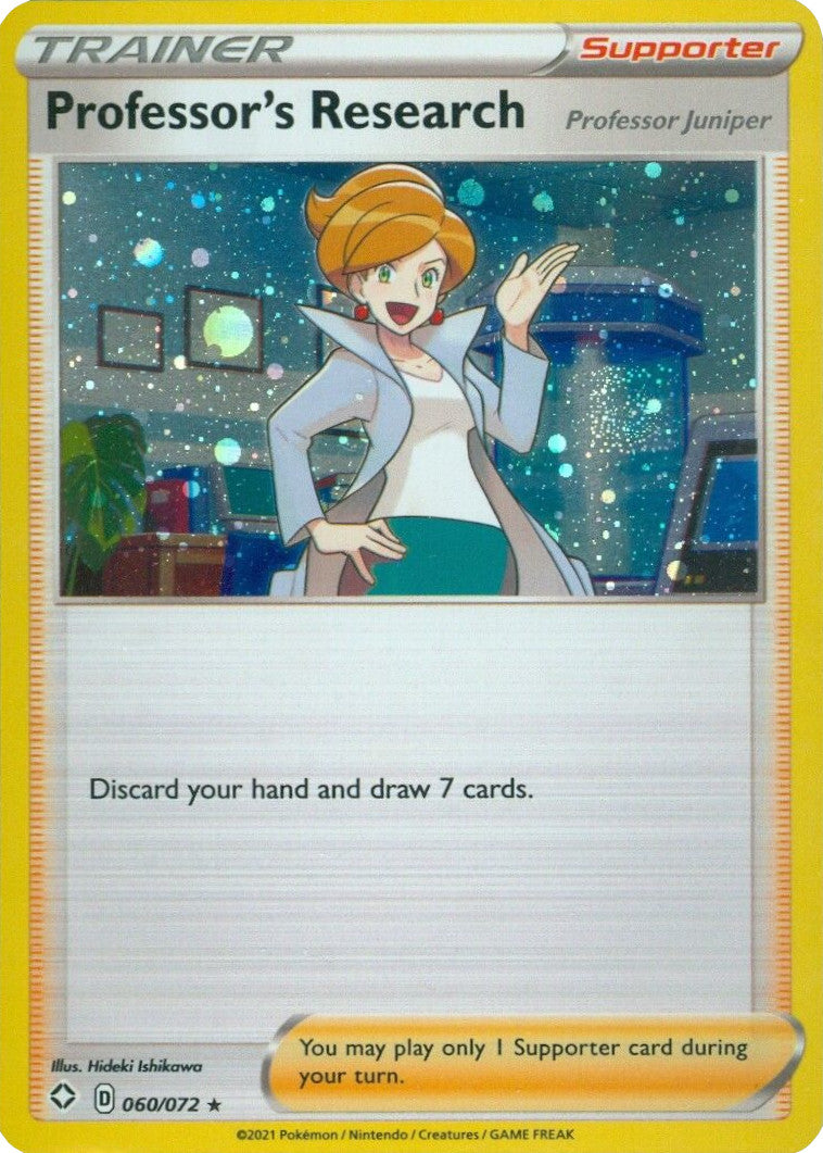 Professor's Research (060/072) (Cosmos Holo) (Theme Deck Exclusive) [Sword & Shield: Shining Fates] | Black Swamp Games