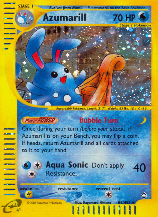 Azumarill (H4/H32) [Aquapolis] | Black Swamp Games