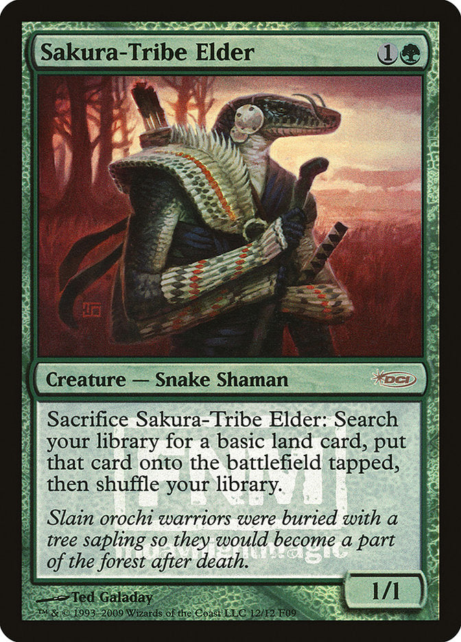 Sakura-Tribe Elder [Friday Night Magic 2009] | Black Swamp Games