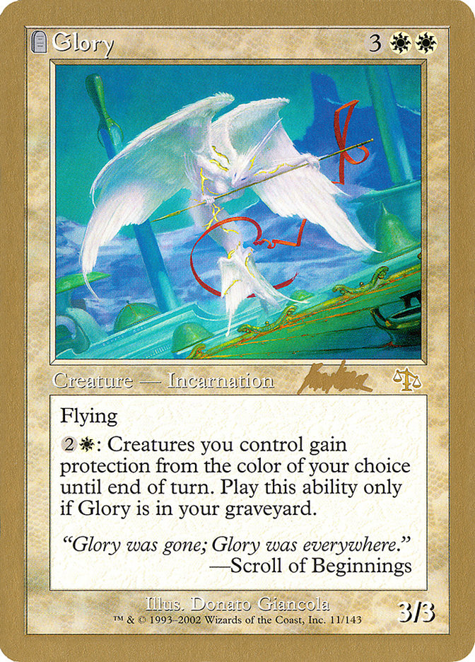 Glory (Brian Kibler) [World Championship Decks 2002] | Black Swamp Games