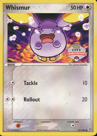 Whismur (73/106) (City Championship) [EX: Emerald] | Black Swamp Games