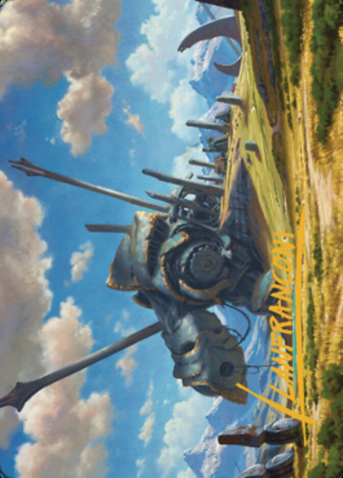 Plains Art Card 1 (Gold-Stamped Signature) [Dominaria United Art Series] | Black Swamp Games