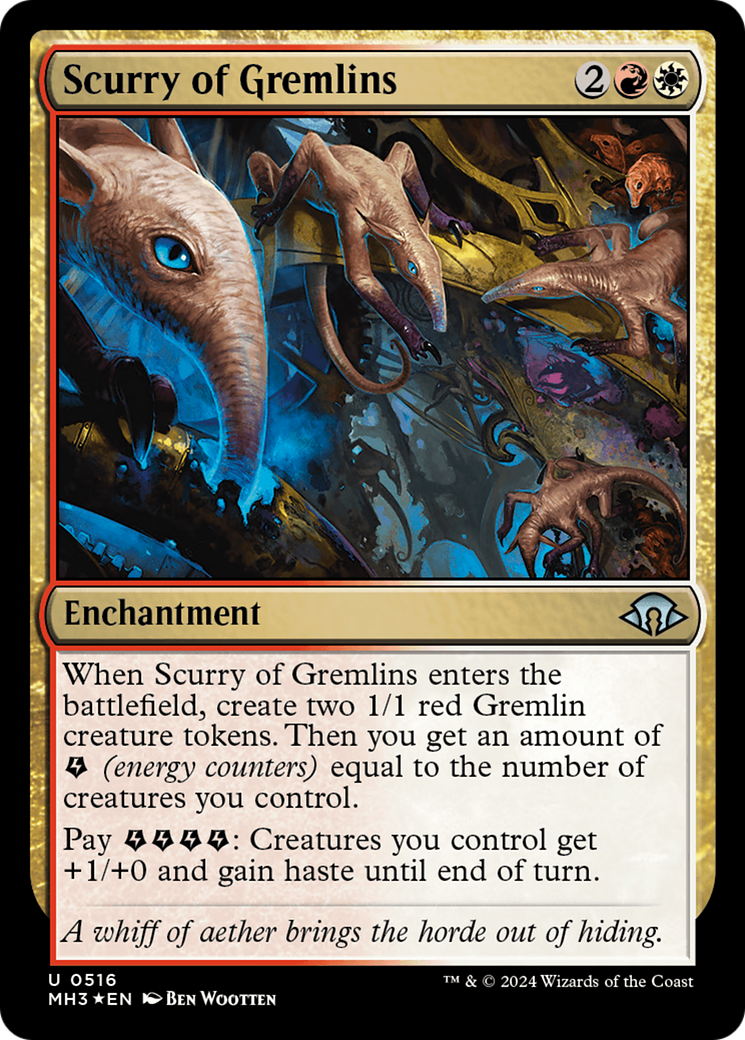 Scurry of Gremlins (Ripple Foil) [Modern Horizons 3] | Black Swamp Games