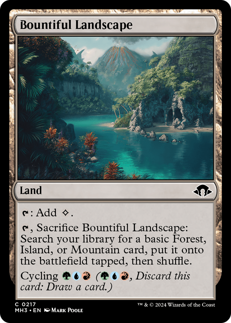 Bountiful Landscape [Modern Horizons 3] | Black Swamp Games