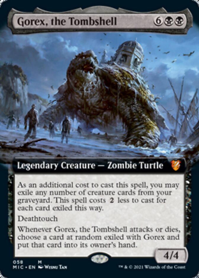 Gorex, the Tombshell (Extended Art) [Innistrad: Midnight Hunt Commander] | Black Swamp Games