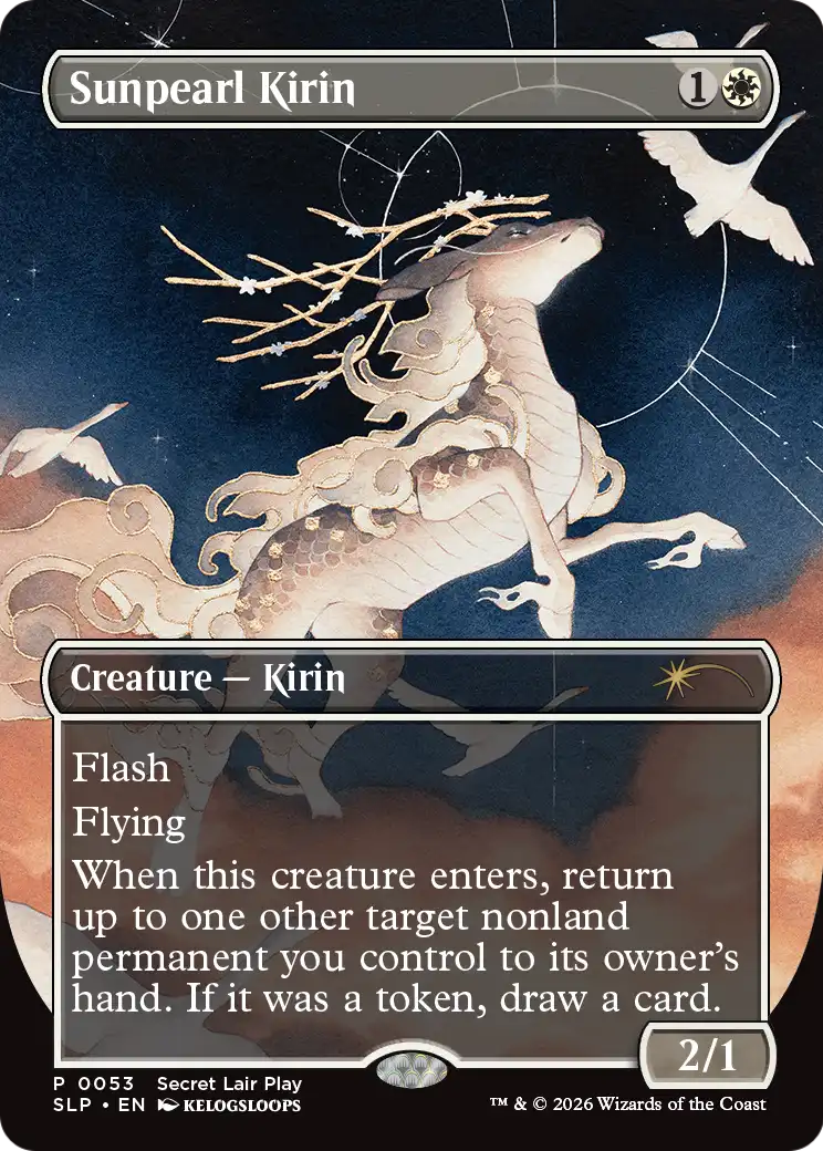 Sunpearl Kirin [Secret Lair Showdown] | Black Swamp Games