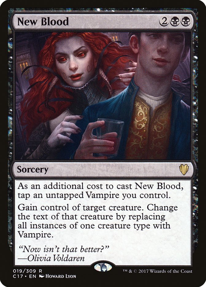 New Blood [Commander 2017] | Black Swamp Games