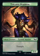 Tyranid (017) // Tyranid Warrior Double-Sided Token (Surge Foil) [Warhammer 40,000 Tokens] | Black Swamp Games