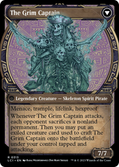 Throne of the Grim Captain // The Grim Captain (Showcase) [The Lost Caverns of Ixalan] | Black Swamp Games