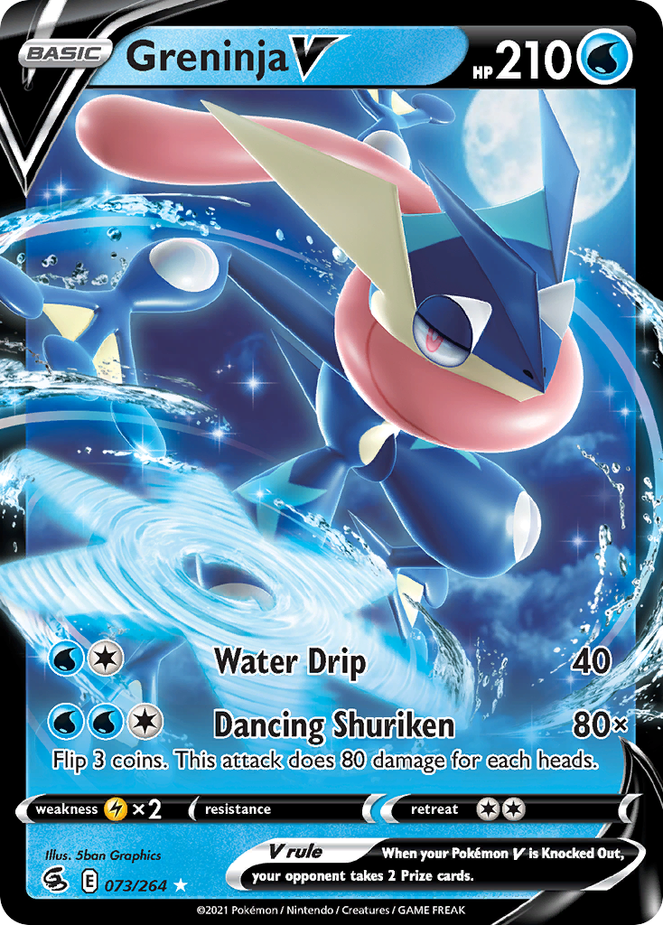 Greninja V (073/264) (Intro Deck) [Sword & Shield: Fusion Strike] | Black Swamp Games