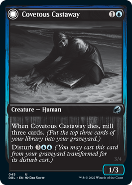 Covetous Castaway // Ghostly Castigator [Innistrad: Double Feature] | Black Swamp Games