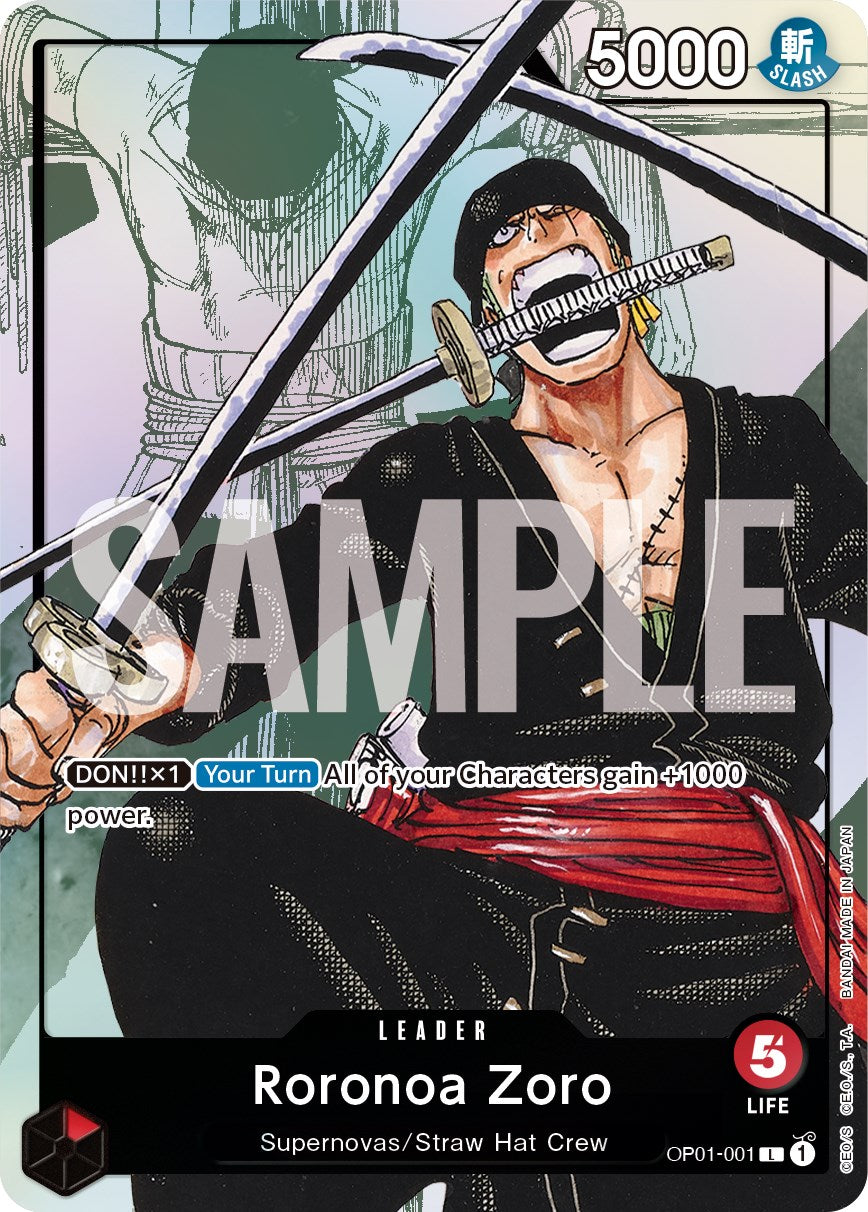 Roronoa Zoro (Alternate Art) [One Piece Promotion Cards] | Black Swamp Games