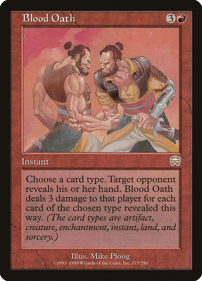 Blood Oath [Mercadian Masques] | Black Swamp Games