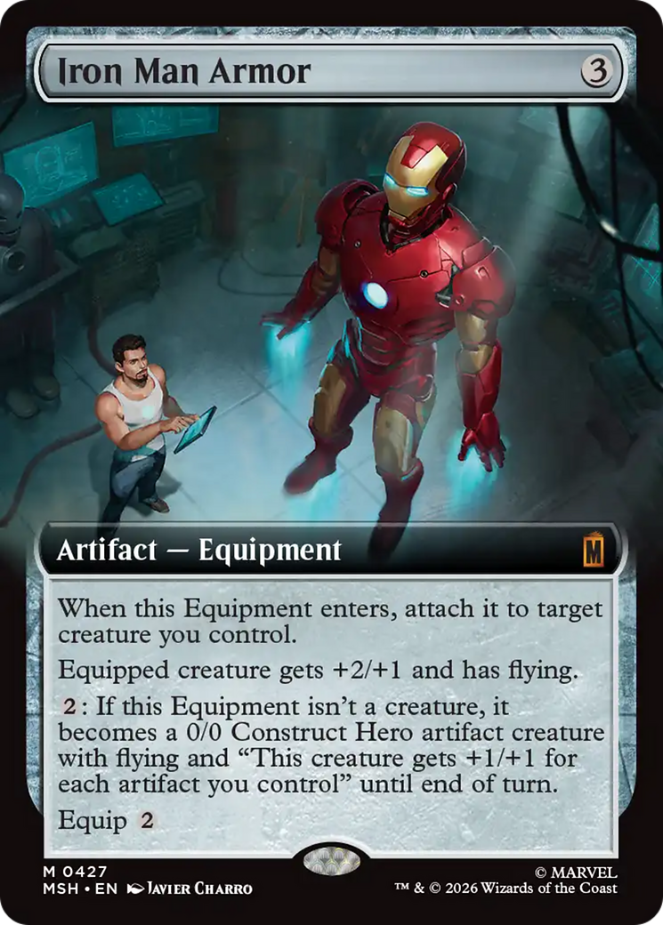Iron Man Armor (Extended Art) [Marvel Super Heroes] | Black Swamp Games