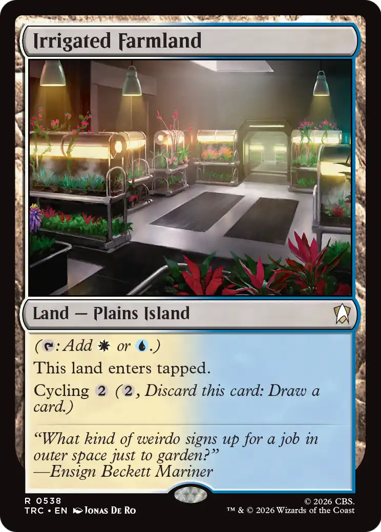 Irrigated Farmland (Surge Foil) [Star Trek Commander] | Black Swamp Games