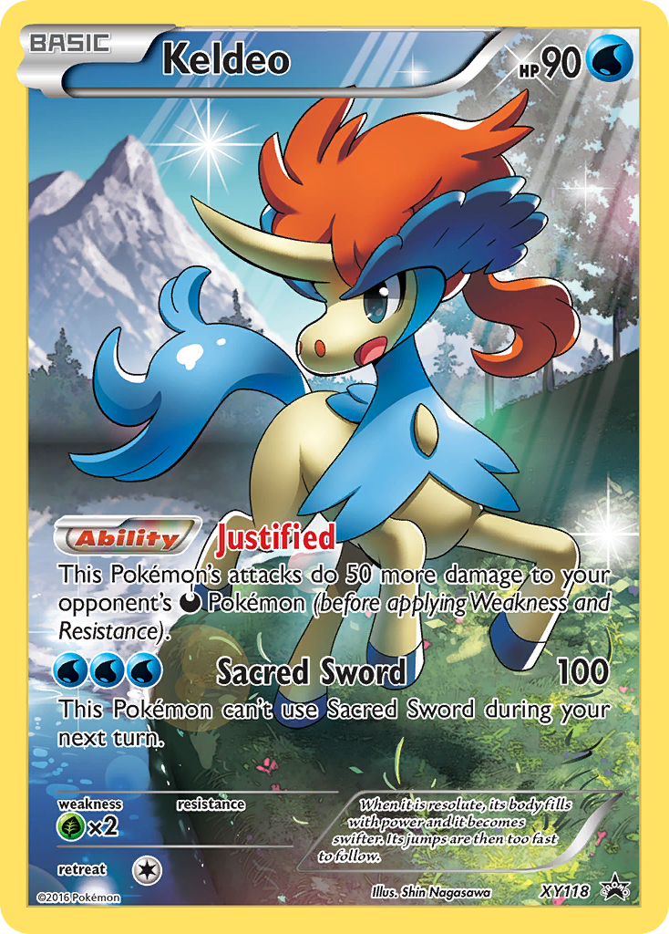 Keldeo (XY118) [XY: Black Star Promos] | Black Swamp Games