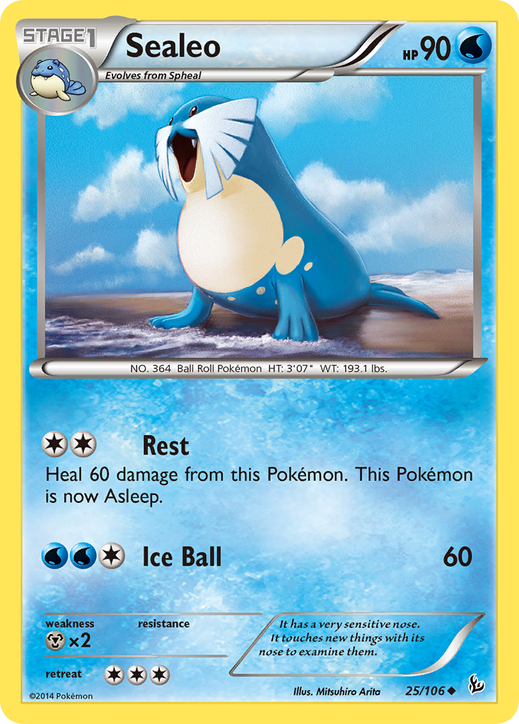 Sealeo (25/106) [XY: Flashfire] | Black Swamp Games