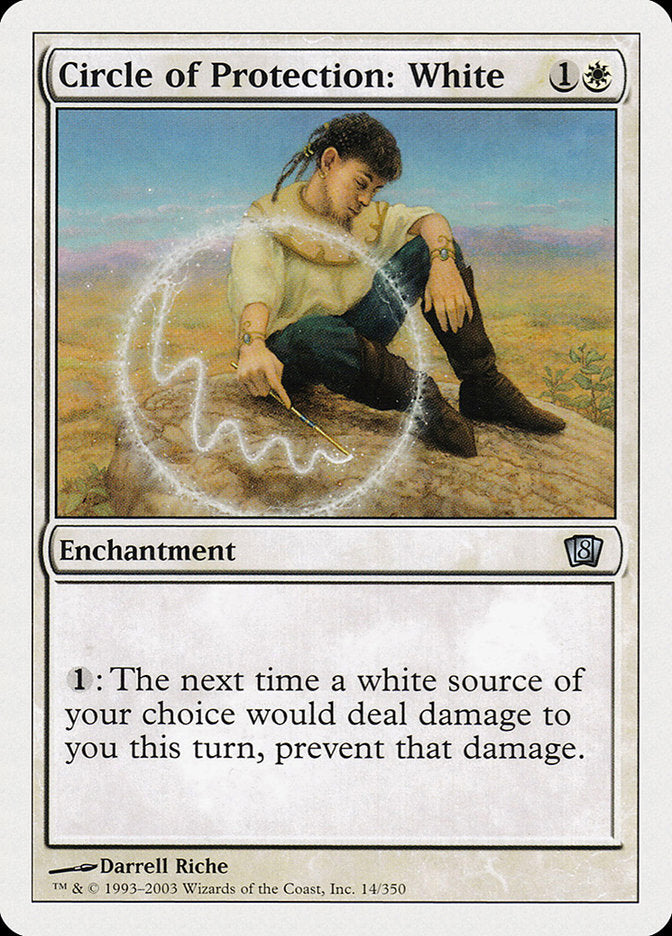 Circle of Protection: White [Eighth Edition] | Black Swamp Games