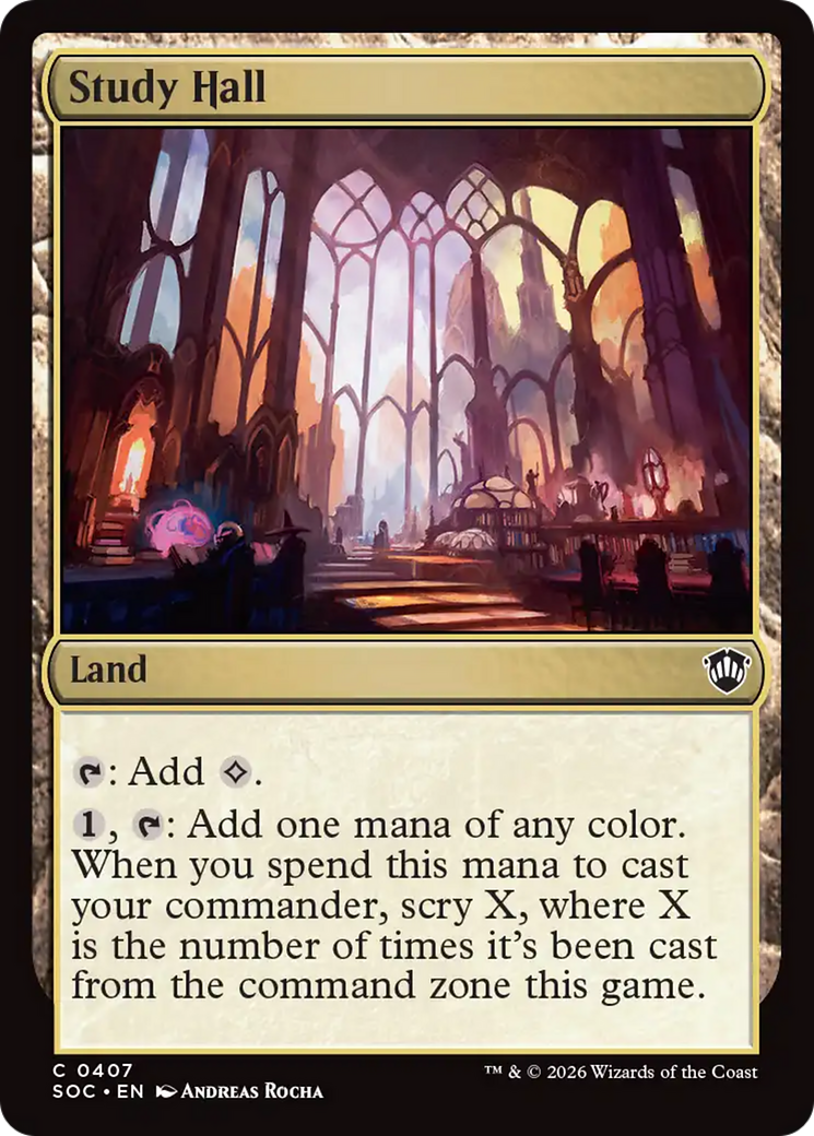 Study Hall [Secrets of Strixhaven Commander] | Black Swamp Games