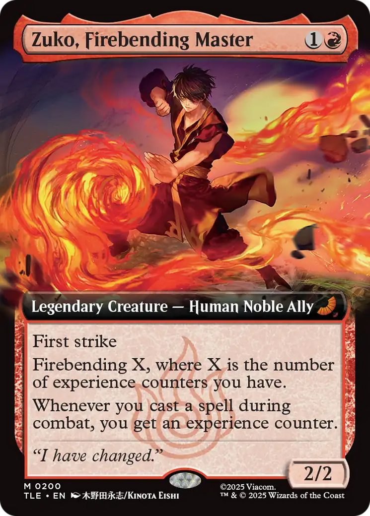 Zuko, Firebending Master (Extended Art) [Avatar: The Last Airbender: Eternal-Legal] | Black Swamp Games