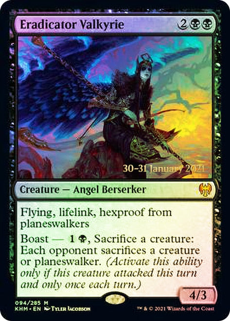 Eradicator Valkyrie [Kaldheim Prerelease Promos] | Black Swamp Games