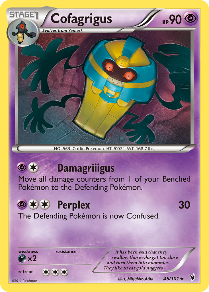 Cofagrigus (46/101) [Black & White: Noble Victories] | Black Swamp Games