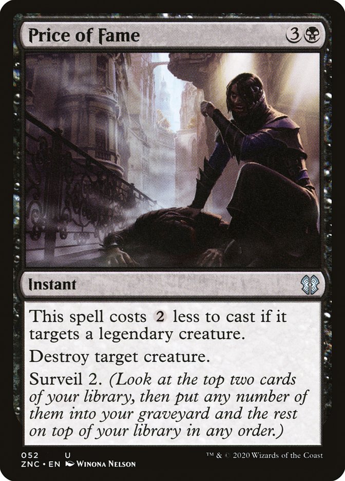 Price of Fame [Zendikar Rising Commander] | Black Swamp Games