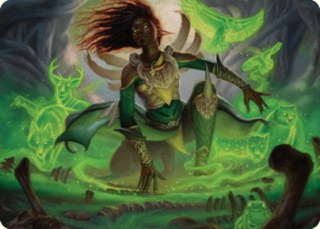Fauna Shaman Art Card [The Brothers' War Art Series] | Black Swamp Games