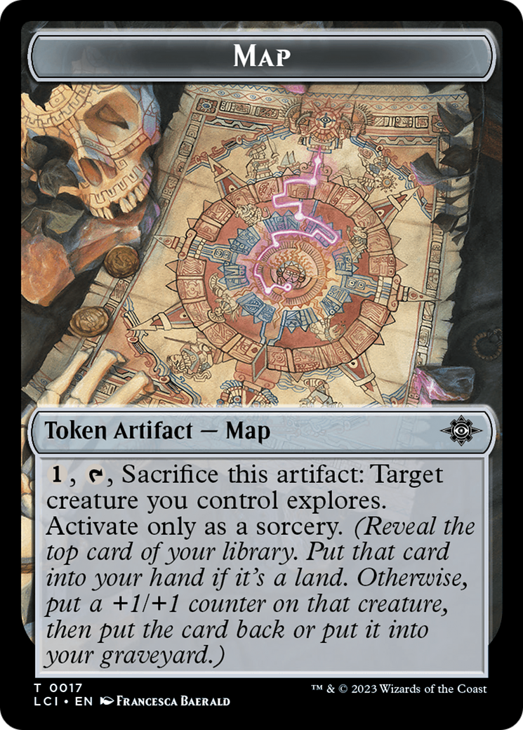 Map // Merfolk (0005) Double-Sided Token [The Lost Caverns of Ixalan Tokens] | Black Swamp Games