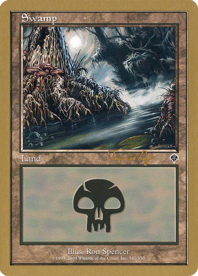 Swamp (tvdl342) (Tom van de Logt) [World Championship Decks 2001] | Black Swamp Games