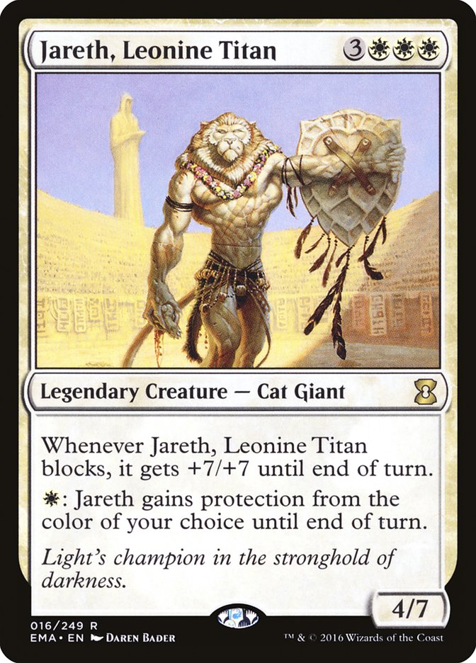Jareth, Leonine Titan [Eternal Masters] | Black Swamp Games