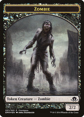 Zombie // Zombie Double-Sided Token [Eldritch Moon Prerelease Promos] | Black Swamp Games